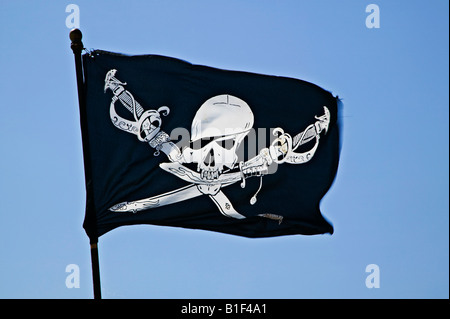 Drapeau de pirate Banque D'Images