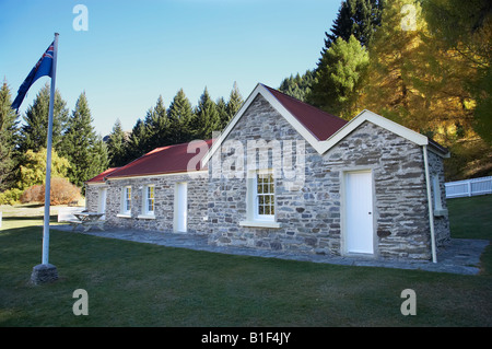 L'école historique Skippers Skippers Canyon près de Central Otago Queenstown ile sud Nouvelle Zelande Banque D'Images