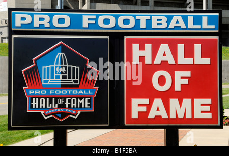 Pro Football Hall of Fame Banque D'Images