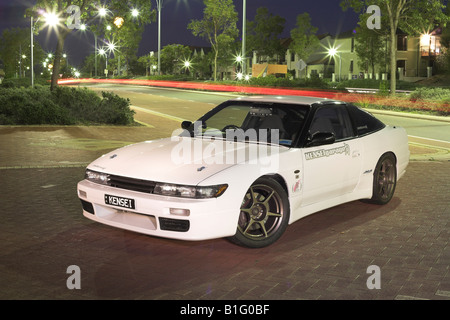 Modification Nissan Japonais S13 180SX Silvia sports car Banque D'Images