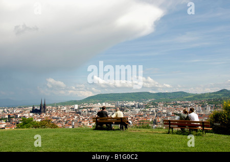 Ville de Clermont Ferrand, Puy de Dome, Auvergne, France, Europe Banque D'Images