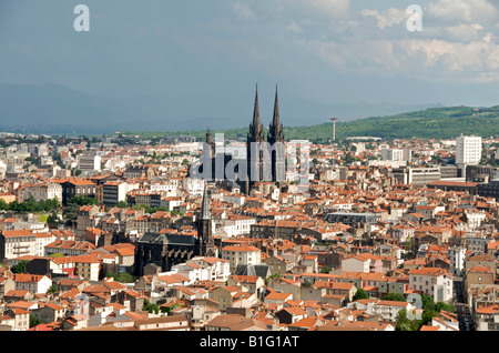 Clermont-Ferrand, capitale régionale d'Auvergne. France Banque D'Images