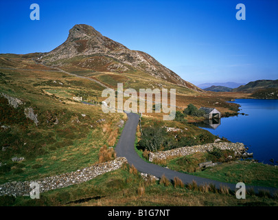 Cregennan Snowdonia Lac Boathouse Banque D'Images