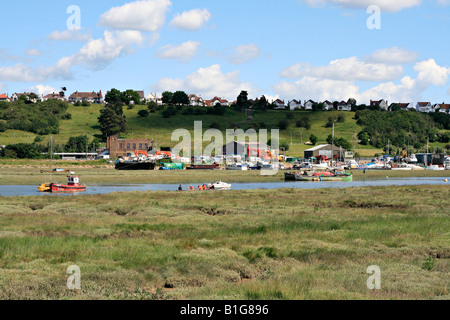 L'estuaire de la Tamise par Leigh on sea essex england uk go Banque D'Images