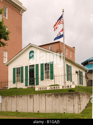 Jesse James Home et la mort Place St Joseph Missouri USA Banque D'Images