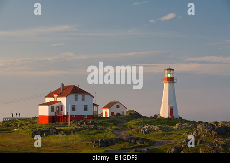 L'île Quirpon Lighthouse inn Newfoundland Labrador Canada Banque D'Images