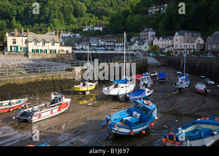 Port de Lynmouth, Exmoor National Park, Devon, England, UK Banque D'Images