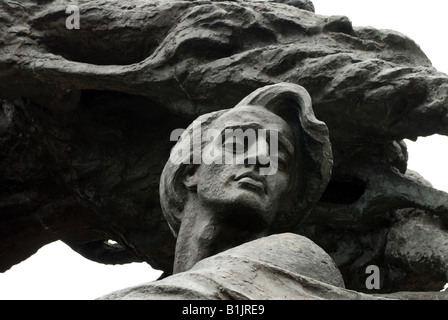 Monument à Frédéric Chopin Gendarmerie Royale Parc Lazienki, Varsovie, Pologne Banque D'Images