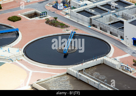 Installation de traitement de l'eau Banque D'Images