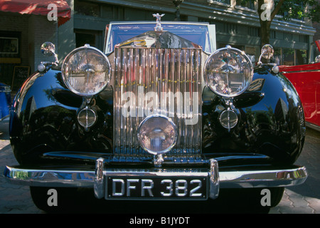 L'avant d'une antique Voiture Rolls Royce Banque D'Images