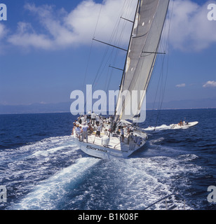 Palma Superyacht Cup 2008 Ulysse Nardin Cup dans la baie de Palma de Mallorca - voile superyacht Senso Un Banque D'Images