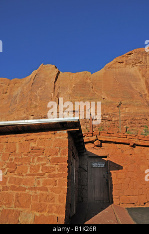 Partie du film fixé à Goulding's Lodge Monument Valley Navajo Tribal, terres, Utah, USA Banque D'Images