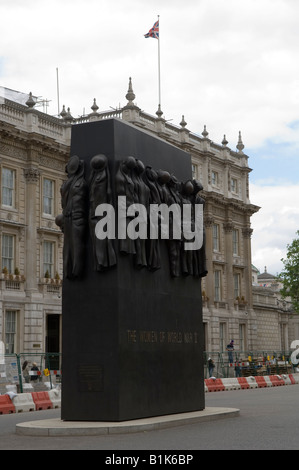 Les femmes de World War II memorial dans Whitehall Banque D'Images