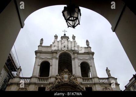 La Chiesa della Santissima Annunziata, Via Po, Turin, Piémont, Italie. Banque D'Images