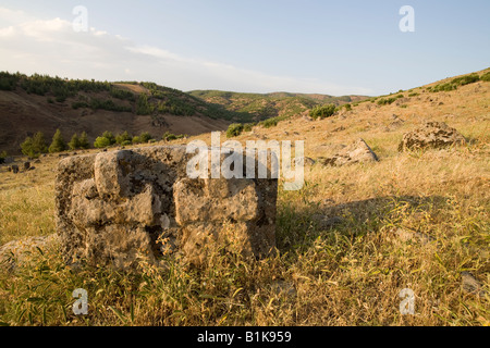 Les Dieux de la montagnes à l'Atelier de Sculpture Yesemek Open Air Museum et près de Islahiye dans la province de Gaziantep, Turquie E S Banque D'Images