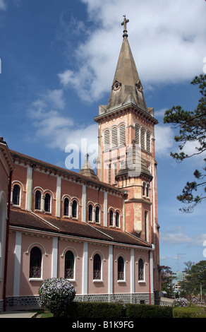 La Cathédrale de Dalat Dalat Vietnam Central Highlands Banque D'Images