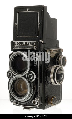 Appareil reflex bi-objectif Rolleiflex Banque D'Images