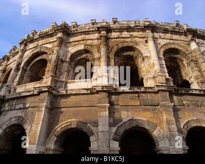 Amphithéâtre Nimes France Banque D'Images