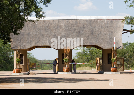 Entrée Phalaborwa Gate du Parc National Kruger Banque D'Images