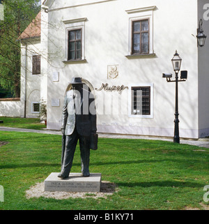 Statue d'Ivica Sudnik Samobor Croatie Banque D'Images