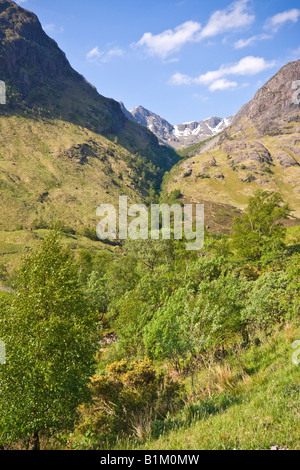 La vallée cachée dans la région de Glen Coe West Highlands écossais Ecosse Banque D'Images