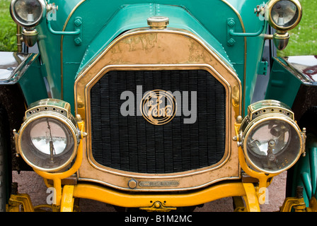 Le zèbre 'vintage' (La moule) automobile - rallye de voitures classiques, la France. Banque D'Images