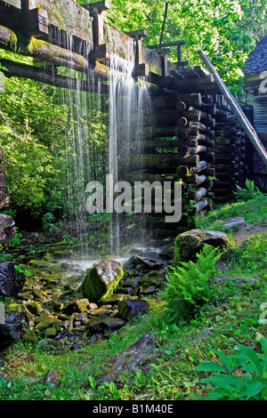 Mingus Mill dans le Great Smoky Mountains National Park, North Carolina Banque D'Images