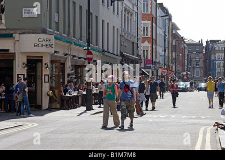 Old Compton Street Soho Londres Centre Banque D'Images