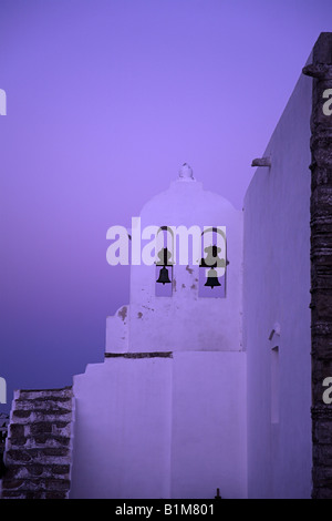 Chapelle de Nossa Sehora de Graca à Ponta de Sagres Algarve au Portugal au crépuscule Banque D'Images