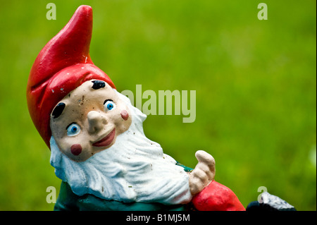 Appareil photo posant pour Gnome Banque D'Images