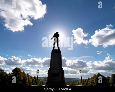 Statue de Carson parlement de Stormont à Belfast en Irlande du Nord Banque D'Images