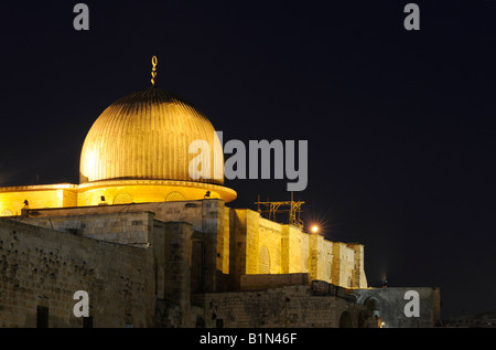 Dôme du Rocher, Jérusalem, Israël Banque D'Images