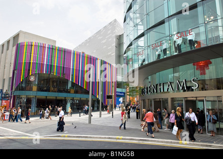 Liverpool One centre commercial donnant sur l'entrée de South John Street. Inauguré officiellement par la Reine le 22 mai 2008. Maintenant un magasin M&S. Banque D'Images