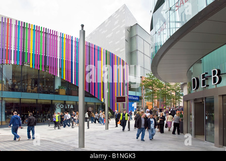 Liverpool One centre commercial donnant sur l'entrée de South John Street. Inauguré officiellement par la Reine le 22 mai 2008. Maintenant un magasin M&S. Banque D'Images