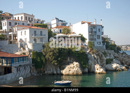 La ville de Skiathos, Plakes Kos Grèce Banque D'Images