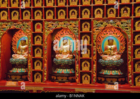 Petit Bouddha afficher à nouveau Buddha Tooth Relic Temple and Museum sur South Bridge Road à Singapour Banque D'Images