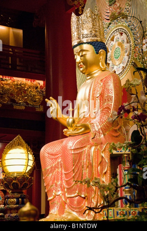 Affichage à nouveau Bouddha Buddha Tooth Relic Temple and Museum sur South Bridge Road à Singapour Banque D'Images