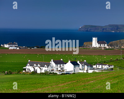 Ballintoy Church Co Antrim Irlande du Nord Banque D'Images