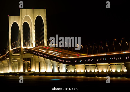 Le troisième pont de Macao, pont de Sai Wan Banque D'Images