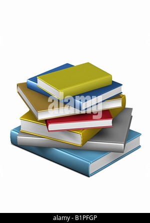 Buecherstapel bookstack Banque D'Images