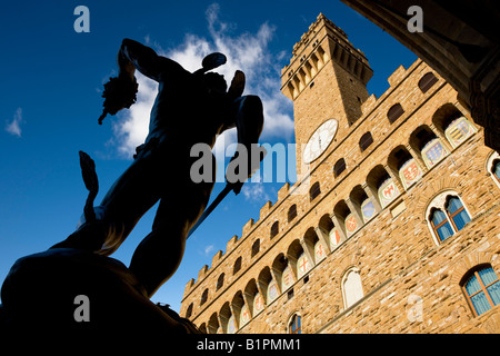 Palazzo Vecchio à Florence Toscane Banque D'Images