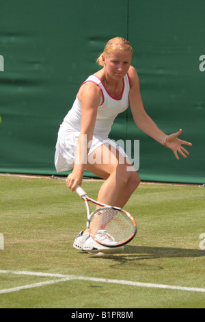 Alla Kudryavtseva wimbledon 2008 Banque D'Images