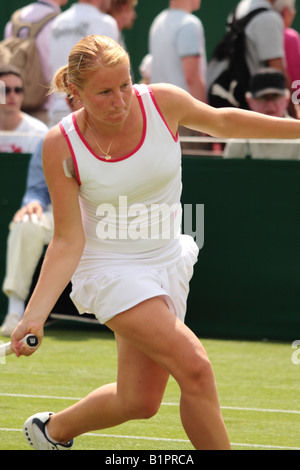 Alla Kudryavtseva wimbledon 2008 Banque D'Images