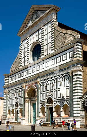 L'église Santa Maria Novella à Florence Banque D'Images
