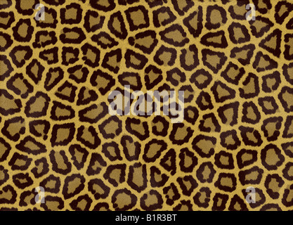 Leopard texture fourrure artificielle, Banque D'Images