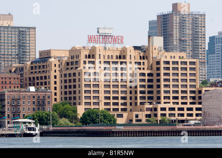 Le quartier général de la Watchtower Bible and Tract Society of New York Brooklyn REMARQUE : 'Tour' EST UNE MARQUE DÉPOSÉE Banque D'Images