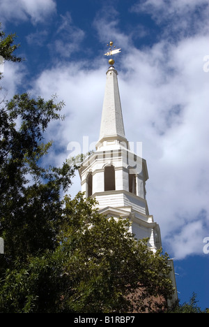 Clocher de l'Église du Christ historique à Philadelphie Banque D'Images