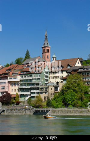 Centre historique de Laufenburg sur le Rhin, Bade-Wurtemberg, Allemagne, Europe Banque D'Images