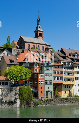 Centre historique de Laufenburg sur le Rhin, Bade-Wurtemberg, Allemagne, Europe Banque D'Images