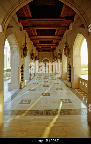 Mosquée Quabos Sulatan à Muscat, Oman, l'Arabie, la péninsule arabe, l'Asie centrale, d'Asie Banque D'Images